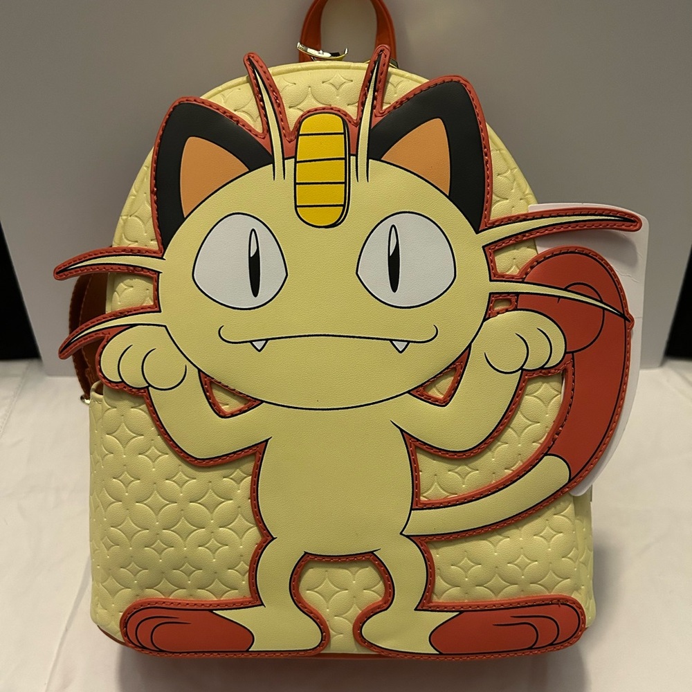 NWT Meowth #053 Pokemon Loungefly Backpack
